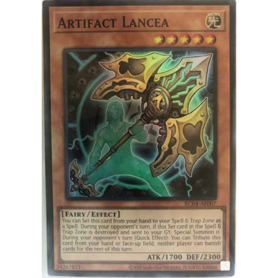 Artifact Lancea - RC04-AE007 - Super Rare - Versao Asiatica