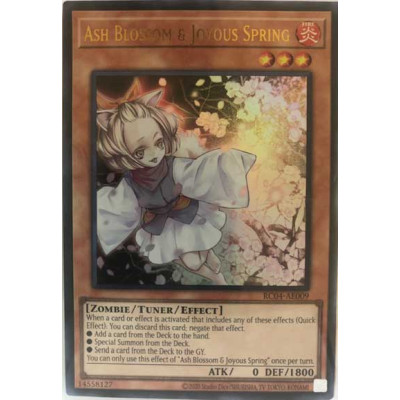 Ash Blossom & Joyous Spring - RC04-AE009 - Ultra Rare - Versao Asiatica