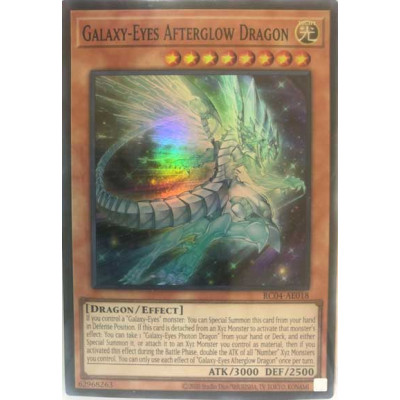 Galaxy-Eyes Afterglow Dragon - RC04-AE018 - Versao Asiatica