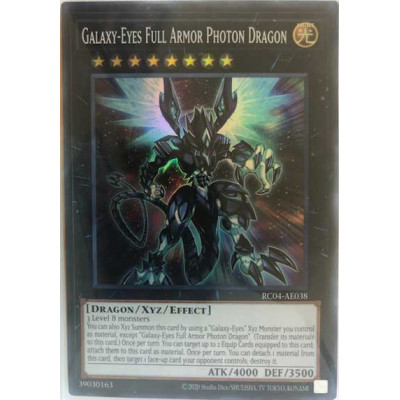 Galaxy-Eyes Full Armor Photon Dragon - RC04-AE038 - Versao Asiatica