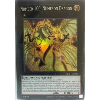 Number 100: Numeron Dragon - RC04-AE040 - Versao Asiatica