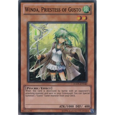 Winda, Priestess of Gusto - HA05-EN040