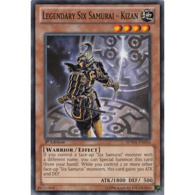 Legendary Six Samurai - Kizan - SDWA-EN016