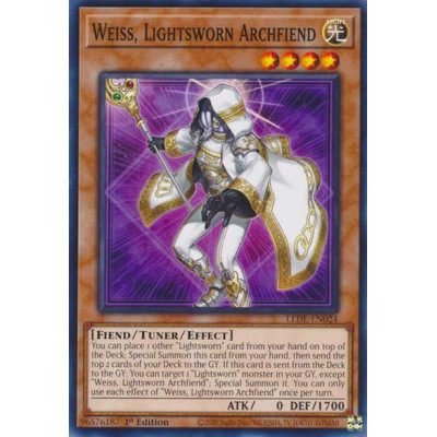 Weiss, Lightsworn Archfiend - LEDE-EN024