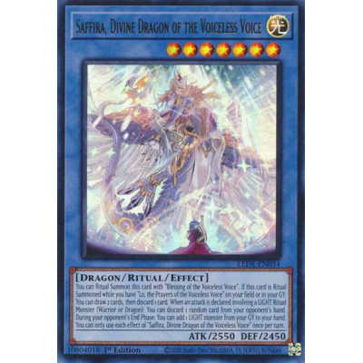 Saffira, Divine Dragon of the Voiceless Voice - LEDE-EN034