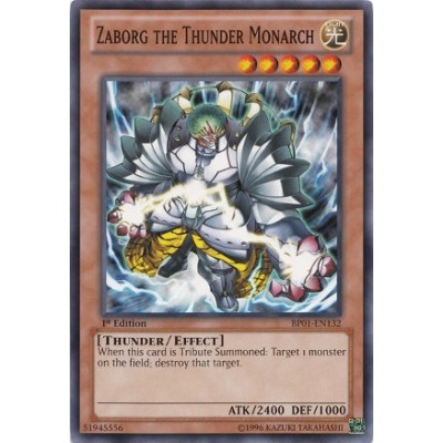 Zaborg the Thunder Monarch - GLD2-EN006