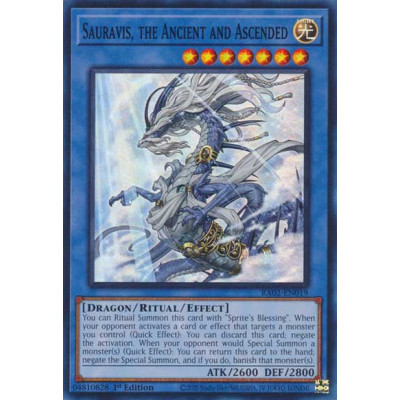 Sauravis, the Ancient and Ascended - RA02-EN019 - Super Rare