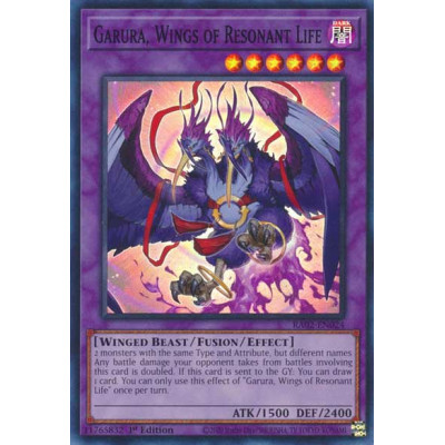 Garura, Wings of Resonant Life - RA02-EN024 - Super Rare