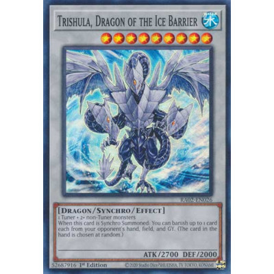 Trishula, Dragon of the Ice Barrier - RA02-EN026