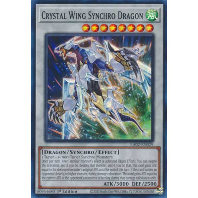 Crystal Wing Synchro Dragon - RA02-EN029 - Super Rare