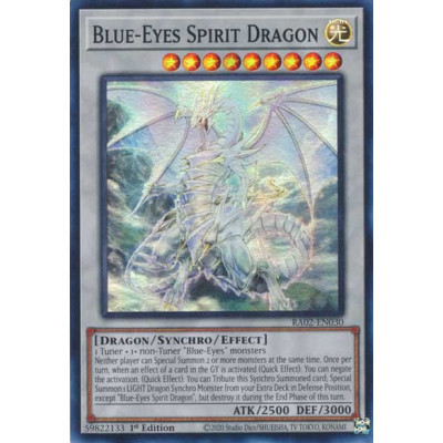 Blue-Eyes Spirit Dragon - RA02-EN030 - Super Rare