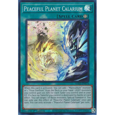 Peaceful Planet Calarium - RA02-EN074 - Super Rare