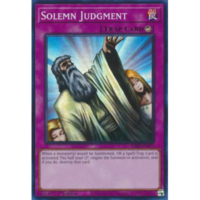 Solemn Judgment - RA02-EN075 - Super Rare