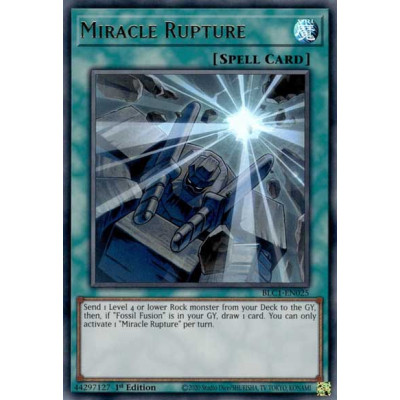 Miracle Rupture - BLC1-EN025 - Prata