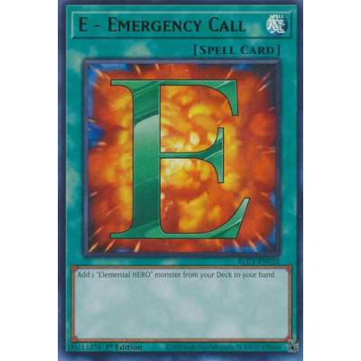 E - Emergency Call - BLC1-EN032