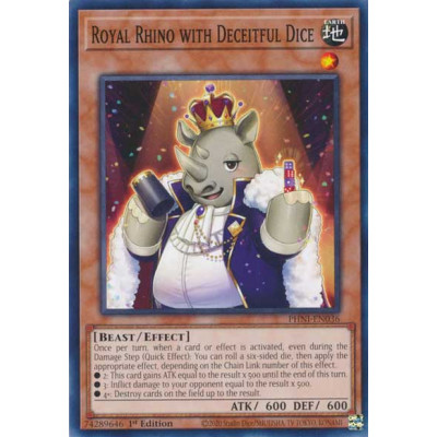 Royal Rhino with Deceitful Dice - PHNI-EN036