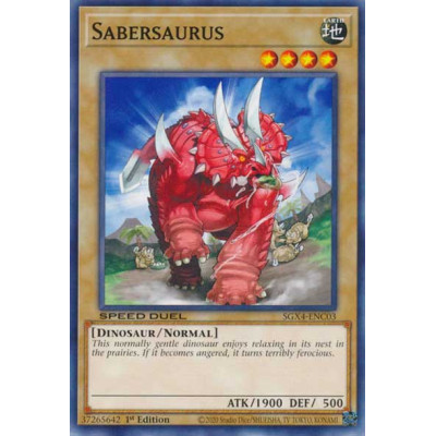 Sabersaurus - SGX4-ENC03