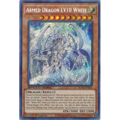 Armed Dragon LV10 White - SGX4-ENE01