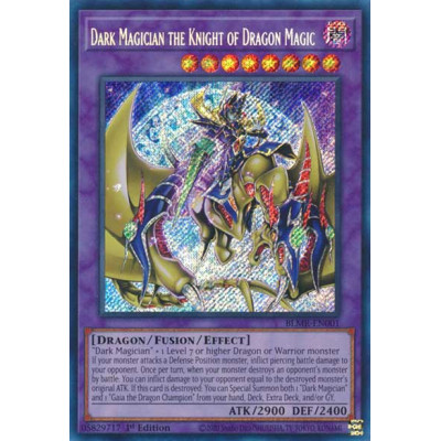 Dark Magician the Knight of Dragon Magic - BLMR-EN001