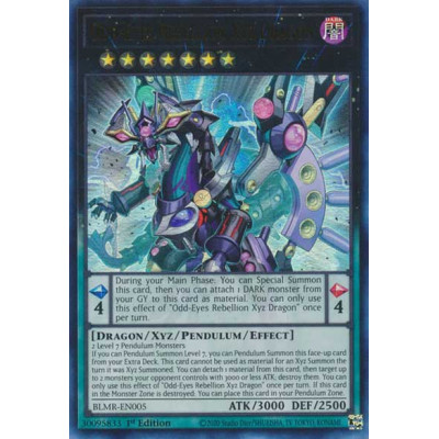 Odd-Eyes Rebellion Xyz Dragon - BLMR-EN005