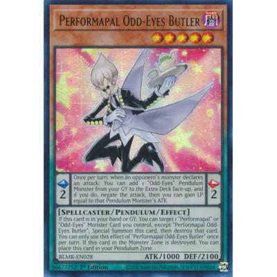 Performapal Odd-Eyes Butler - BLMR-EN028