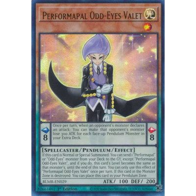 Performapal Odd-Eyes Valet - BLMR-EN029