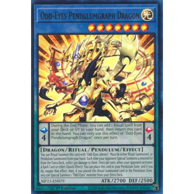 Odd-Eyes Pendulumgraph Dragon - MP23-EN079