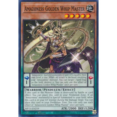 Amazoness Golden Whip Master - MP23-EN219