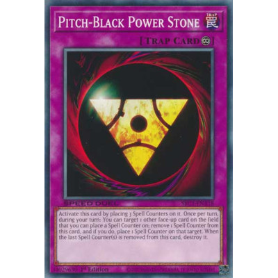 Pitch-Black Power Stone - SBC1-ENA18