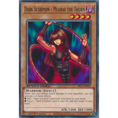 Dark Scorpion - Meanae the Thorn - SBC1-ENI24