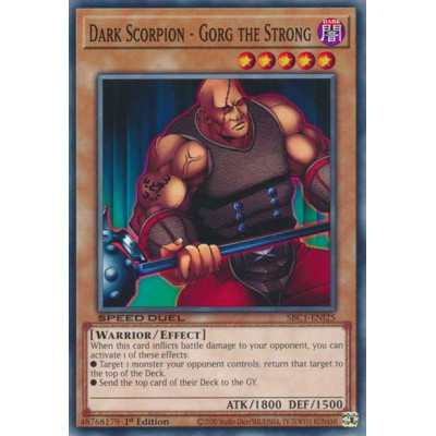 Dark Scorpion - Gorg the Strong - SBC1-ENI25