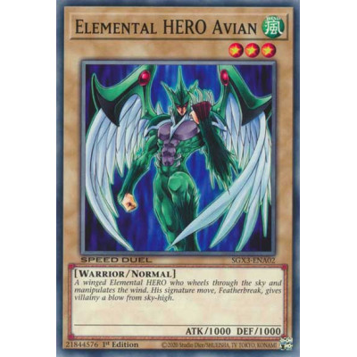 Elemental HERO Avian - SGX3-ENA02