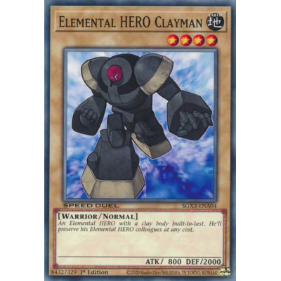 Elemental HERO Clayman - SGX3-ENA04