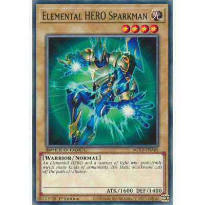 Elemental HERO Sparkman - SGX3-ENA05