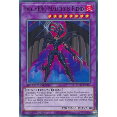 Evil HERO Malicious Fiend - SGX3-ENA21