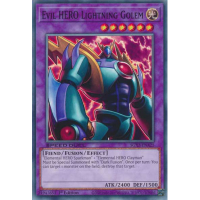 Evil HERO Lightning Golem - SGX3-ENA25