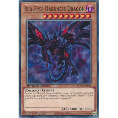 Red-Eyes Darkness Dragon - SGX3-ENB01