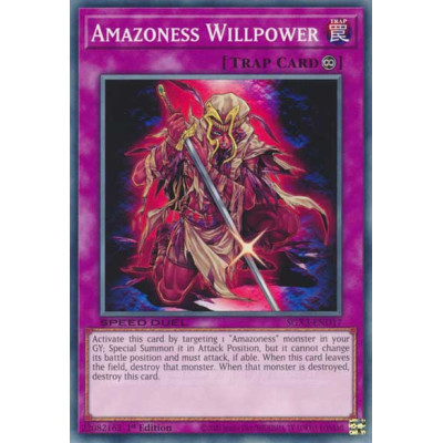 Amazoness Willpower - SGX3-END17