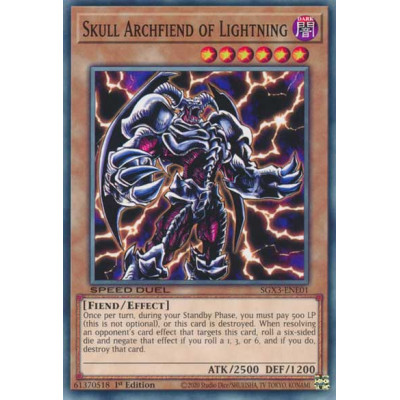 Skull Archfiend of Lightning - SGX3-ENE01 - Common