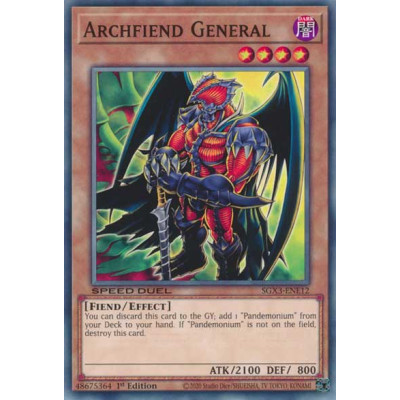 Archfiend General - SGX3-ENE12