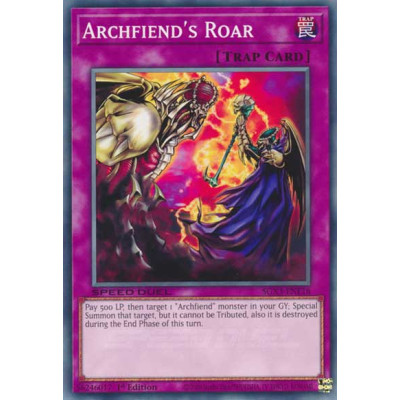 Archfiend's Roar - SGX3-ENE18