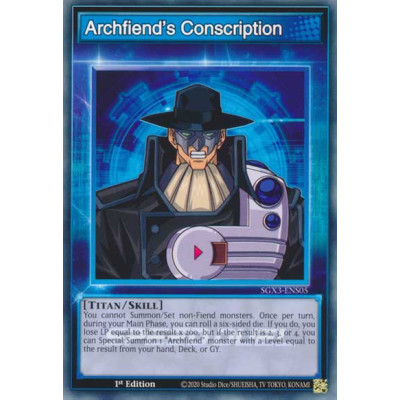 Archfiend's Conscription - SGX3-ENS05