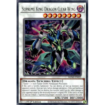 Supreme King Dragon Clear Wing - MZMI-EN059