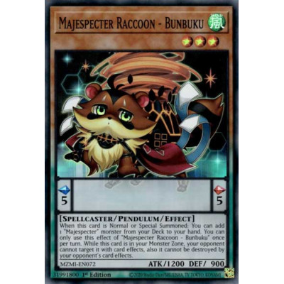 Majespecter Raccoon - Bunbuku - MZMI-EN072