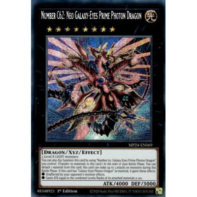 Number C62: Neo Galaxy-Eyes Prime Photon Dragon - MP24-EN069