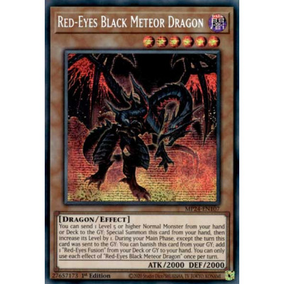 Red-Eyes Black Meteor Dragon - MP24-EN107