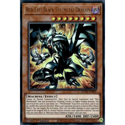 Red-Eyes Black Fullmetal Dragon - ROTA-EN005