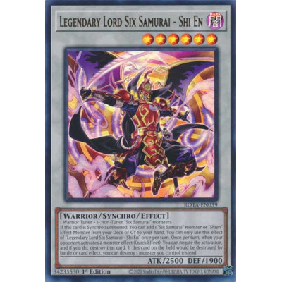 Legendary Lord Six Samurai - Shi En - ROTA-EN039