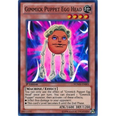 Gimmick Puppet Egg Head - NUMH-EN005