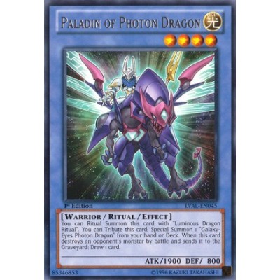 Paladin of Photon Dragon - LVAL-EN045